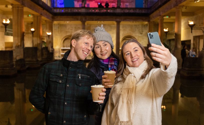 Group at Roman Baths
